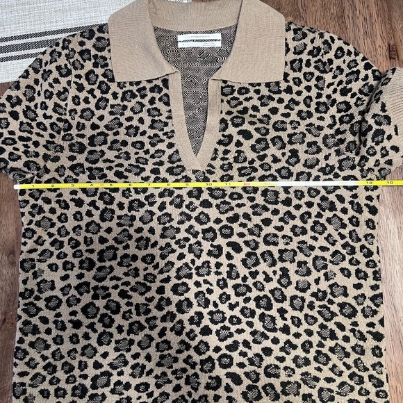 Anthropologie leopard print top - Picture 10 of 11